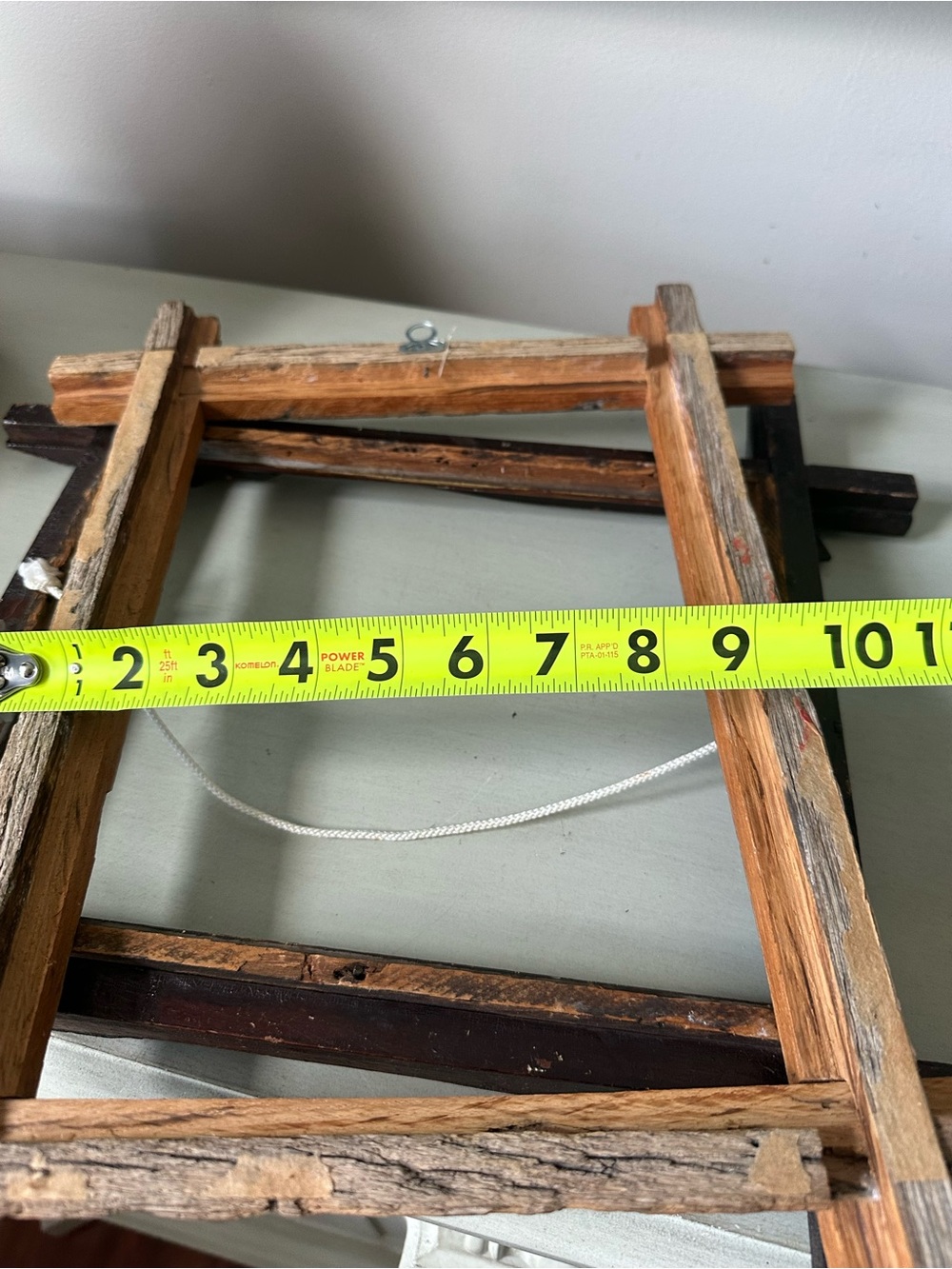 Vintage primitive Adirondack picture frames lot of 2 - Picture 6 of 9